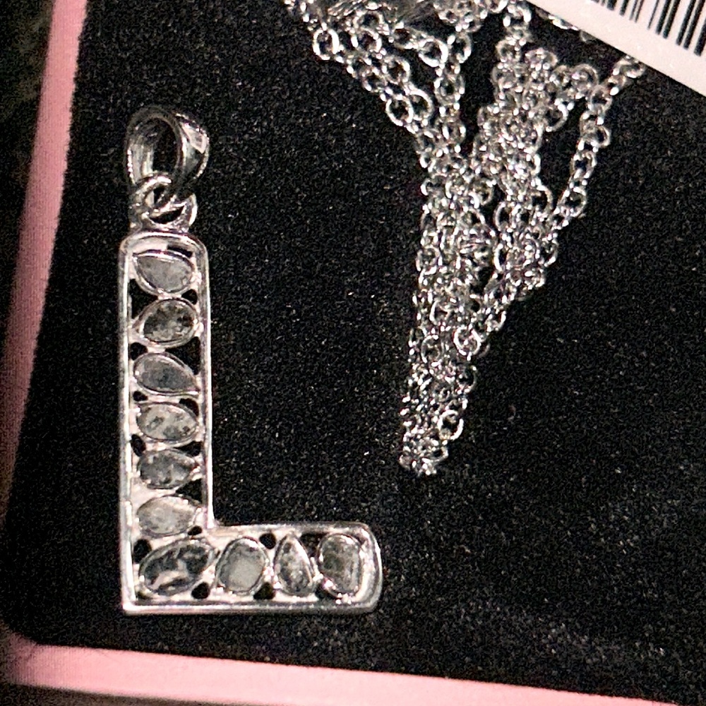 Diamond Initial Necklace